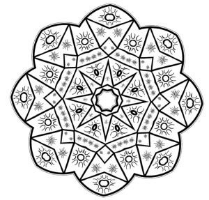 Steven_Vrancken_Mandala_1 Coloring Mandala 1 by Steven Vrancken
